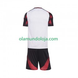 Camisola CR Flamengo Criança Equipamento Segundo 2025-2026 Manga Curta
